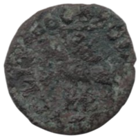 Великое Княжество Литовское, Русское и Жемайтское и Иных Земель. 1 шэляг (солид) 1660. Пагоня.