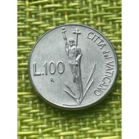 Ватикан 100 лир 1991 г