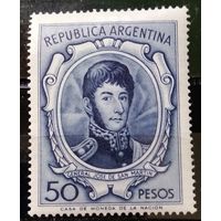АРГЕНТИНА\156с\ 1965 генерал  Сан Мартин кц10евр чистая б\н