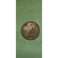 Тринидад и Тобаго 5 цент 2017