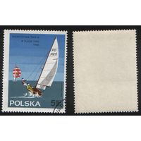 Польша (Mi)PL1593 (Яхты) 1965 год 5.60 zl Two Flying Dutchmen (a1-03 ТОРГ/ВАША ЦЕНА