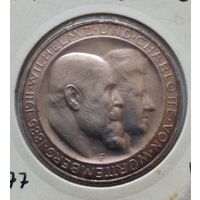 Германия.Вюртемберг.3 марки1911 г.В холдере,отличная.Серебрянная свадьба.