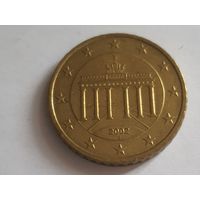 Германия 2002J 50 евроцентов