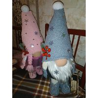 Hand-made пара лесные гномы 53 см