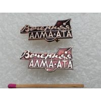 Знак. Газета "Вечерняя Алма-Ата" СССР. цена за 1 шт.