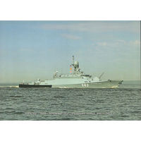 Почтовая карточка "МРК пр. 21631 "Зелёный Дол", Финский залив, июль 2021 г."