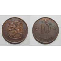 Финляндия - 10 пенни 1936 XF