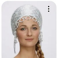 Кокошник для Снегурочки или Зимы, как новый