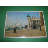 Живопись Коро Утро в Венеции чистая