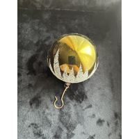 Ёлочная игрушка ГДР тонкое стекло