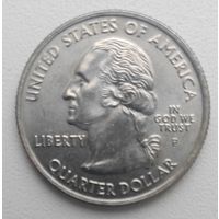 США 1/4 доллара (25 центов) 2007 "P"_  KM# 398_Квотер штата Айдахо