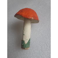 Игрушка ёлочная Гриб Подосиновик, вата. СССР
