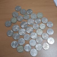 Монеты юбилейные СССР. 37 штук.