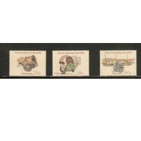 Кокосовые острова-1981 (Мих.78-80) , ** , Дарвин, Флора (полная серия)