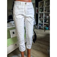 Капри белые, р.44