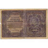 1000 марок польских 1919 год. Польша,