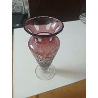 Ваза Марганцевое стекло 60егоды ХХвек