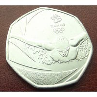 Великобритания. 50 пенсов 2016