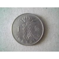 Монеты. Бельгия 1 франк 1963