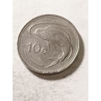 Мальта 10 центов 1986