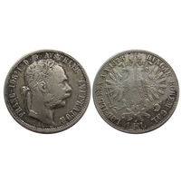 1 флорин 1878 Австрия отличный