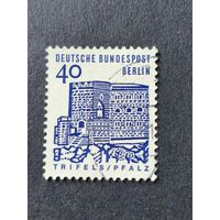 Германия 1964. Берлин. Здания Германии 12 века. Крепость Трифельс в Пфальце