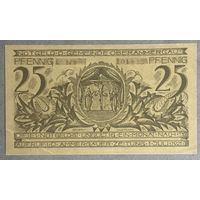 Нотгельд 25 пфеннигов 1921 год. Бавария. Веймарская республика