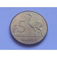 Уругвай 5 песо 2014 г.
