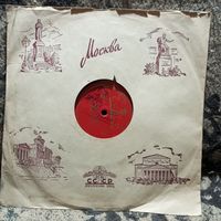 Пластинка патефонная (10") - М.С. Гришко, Оркестр нар. инстр. Украинского радио - Ой, не цвiти буйним цвiтом / Гей, лiта орел - АЗГ