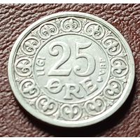 Дания 25 эре, 1911     ( 1-1-4 )