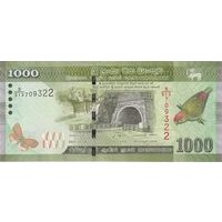 Шри-Ланка 1000 рупий образца 2022 года UNC p127
