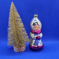 Старт с 1 Рубля !!! Елочная игрушка Девочка