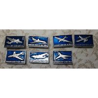 Значки авиация, СССР,  самолёты.