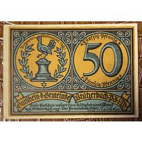 Нотгельд 50 пфеннигов 1921 год. Штютцербах,. Веймарская республика