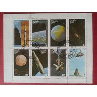 Оман. Космос. Мал. лист, блок