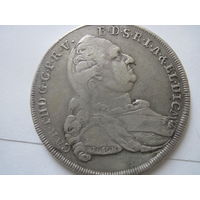 Германия Бавария Мюнхен мадонненталер 1782г Карл Теодор 1777-1799 отличное состояние
