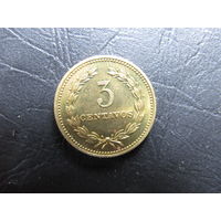 Сальвадор. 3 сентаво, 1974. С 20 копеек. Распродажа коллекции. Смотрите другие лоты.