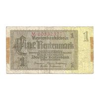Германия 1 рентенмарка 1937 г.