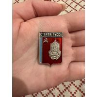 Старая Русса ЗНАЧОК С РУБЛЯ