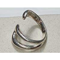 Кольцо с серебряным покрытием 925 пробы .