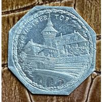 Германия Нюрнберг нотгельд 20 пфеннигов 1919 год. Вестнерские ворота. трамвайный жетон