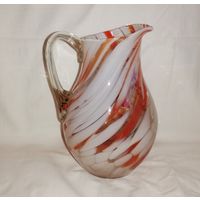 Кувшин, молочник, сульфидное стекло ЛЗХС, Красный Май. СССР