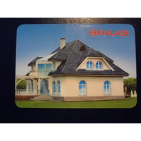 Календарик 2003 г.  BRAAS.  Крыша на века.
