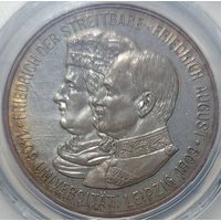 5 марок 1909 Саксония MS-64 PCGS