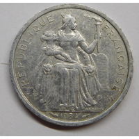 Французская Полинезия 1 франк 1984 г