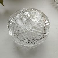 Шкатулка зимний Узор, хрусталь. Германия