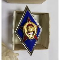 Знак ромб об окончании военного училища СССР