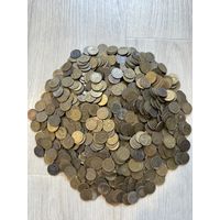 2 копейки 1961-91. Лот 2,17 кг (около 1080 штук)