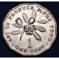 Ямайка 1 цент 1977 г.