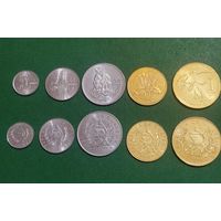 Гватемала Набор 5 монет 2012 - 2016 UNC